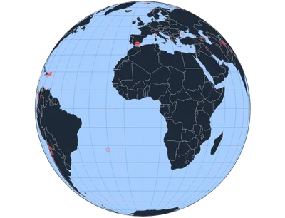 GeoCircle - earthquake-globe