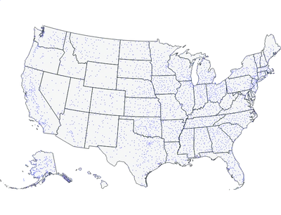 GeoPoint - us-airports