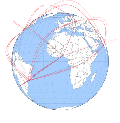 GeoSpline - draggable-globe